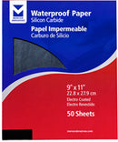 WATERPROOF SANDPAPER SHEET 9" X 11" - 320 GRIT