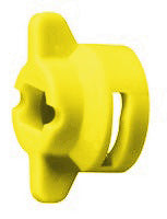 TEEJET  RETROFIT CAP FOR HARDI NOZZLE BODY -  FOR FLAT SPRAY TIPS  -YELLOW