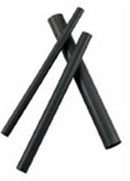 HEAT-SHRINK TUBE ASST BLACK 1/2", 3/4", 1" X 4" 5PK