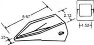 23 SERIES AUSTEMPERED DUCTILE IRON SINGLE PENETRATION CAST BUCKET TOOTH