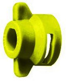 TEEJET  RETROFIT CAP FOR HARDI NOZZLE BODY -  FOR ROUND BODY SPRAY TIPS  - YELLOW