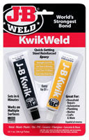 J-B KWIK-WELD TWIN TUBE -  2  1 OZ TUBES CARD