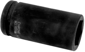 1-1/8 INCH X 6 POINT DEEP WELL IMPACT SOCKET - 3/4 INCH DRIVE