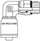 UN O-RING MALE SWIVEL 90 DEGREE ELBOW WITH 3/4 INCH THREAD FOR 3/8 INCH HOSE