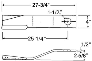 ROTARY CUTTER BLADE SCHULTE