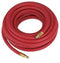 3/8" X 50 FT. 300 PSI RED PREMIUM RUBBER AIR HOSE ASSEMBLY