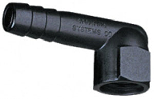 TEEJET SINGLE HOSE SHANK CONNECTOR - 1/2" HOSE - NYLON   1/4" FEMALE THREAD