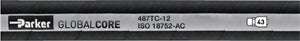 3/4 INCH X 250 FEET PARKER GLOBAL CORE 487 ISO 18752 HYDRAULIC HOSE - TUFF COVER