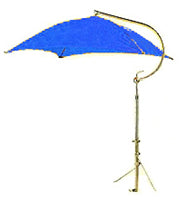 Deluxe Tractor Umbrella Kit - Blue Cover