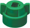 QUICKJET CAP FOR FLAT SPRAY TIPS - GREEN    REPLACES CP25611 / 25612 SERIES