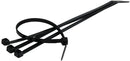 7-1/2 INCH BLACK ZIP TIE WITH 18 LB. RATING - 14/BAG