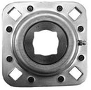 1-1/2 INCH SQUARE RIVETED FLANGE DISC BEARING FOR KRAUSE