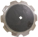 32 INCH X 10 MM NOTCHED WEAR TUFF DISC BLADE WITH PILOT HOLE