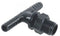 TEEJET DOUBLE HOSE BARB NOZZLE BODY - 1/2" HOSE - NYLON