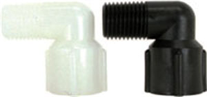 1/4 INCH X 1/4 INCH MNPT X FNPT  POLY STREET ELBOW - 90