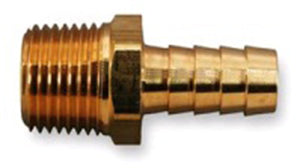 3/8 INCH X 5/8 INCH MNPT X HOSE BARB  BRASS