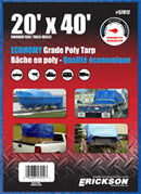 20 X 40 BLUE POLY TARP