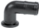 MANIFOLD FLANGE FITTING - 2" FLANGE X 90 DEGREE 1-1/4" HOSE BARB