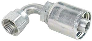 5/8 INCH HOSE X 13/16 ORFS FEMALE ELBOW - 90 SWIVEL