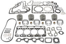 BASIC ENGINE KIT. CONTAINS STANDARD PISTON, RINGS, PISTON PIN, PIN RETAINERS, AND GASKETS