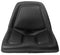 TRACTOR SEAT FOR FORD TRACTORS 1939 - 1968 WITH C-SHAPED SPRING MOUNT  - BLACK VINYL