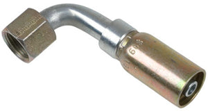 FEMALE SWIVEL 90 DEGREE 1/2" HOSE X 1/2" JIC/SAE DUAL SEAT