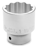 1-11/16 INCH X 12 POINT STANDARD IMPACT SOCKET - 3/4 INCH DRIVE