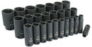 26 PC 1/2" DRIVE METRIC DW IMPACT SOCKET