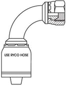 BSPP FEMALE 90 DEGREE BEND WITH 3/8 INCH THREAD FOR 3/8 INCH HOSE