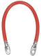 16 INCH 1 AWG BATTERY CABLE WITH 3/8 EYELET X 3/8 BENT EYELET CONNECTIONS