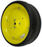 4-1/2 INCH X 16 INCH PLANTER WHEEL - YELLOW STEEL WHEELS  40MM BEARING 5/8” ID