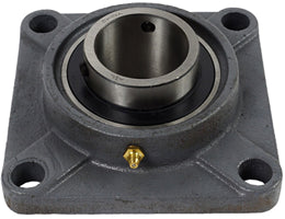 4 HOLE CAST IRON FLANGE WITH 2-3/4" BEARING - SET SCREW LOCK