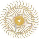 AgSmart Rake Wheel - Yellow, 55", Left, 7MM Tine