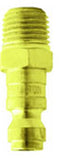 AIR COUPLER PLUG T-SERIES 1/4"MPT MILTON 2/CARD