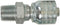 NPT MALE SWIVEL WITH 1/2 INCH THREAD FOR 3/8 INCH HOSE