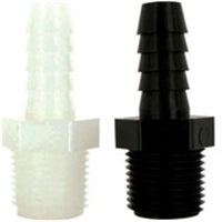 1-1/4 INCH X 1-1/2 INCH MNPT X HOSE BARB  POLY