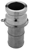 E SERIES 3" ALUMINUM MALE COUPLER X HOSE SHANK