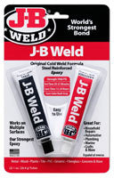 J-B WELD TWIN TUBE - 2  1 OZ TUBES ON CARD