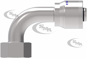 4S SERIES - 1 INCH HOSE X M52X2.0 DIN FEMALE 90 ELBOW SWIVEL