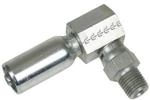 3/8 INCH HOSE X 3/8 INCH - 18 NPT MALE ELBOW - 90 SWIVEL