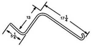 T-1A LEFT HAND WHEEL RAKE TOOTH FOR TONUTTI