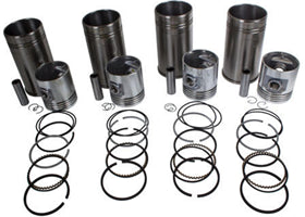 TISCO Piston Kit - 3.3125" Overbore 4 Cylinder for Massey Ferguson 830641M91