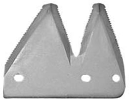 RIGHT HAND END SECTION FOR TOP SERRATED RIGHT HAND  CHROME PLATE - REPLACES 1481200C1 / 86617760 PLATED    BOX 10   612-140