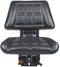 BLACK UNIVERSAL SUPSENSION TRACTOR SEAT WITH TRAPEZOID BACK