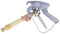 GUNJET 43A SERIES - STANDARD PRESSURE SPRAY GUN /  BRASS WAND - 13" OVERALL LENGTH