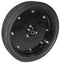 4-1/2 INCH X 16 INCH PLANTER AND GRAIN DRILL WHEEL ASSEMBLY - BLACK STEEL WHEELS WITH BLACK NYLON COVER   40MM BEARING AA66604 / AN281360