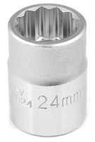 24MM X 12 POINT STANDARD IMPACT SOCKET - 3/4 INCH DRIVE