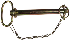 3/4 INCH X 6-1/4 INCH SWIVEL HANDLE HITCH PIN WITH CHAIN