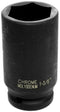 1-3/8 INCH X 6 POINT DEEP WELL IMPACT SOCKET - 3/4 INCH DRIVE