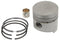 TISCO Piston & Rings - .50mm Oversized for Kubota, 19077-21780